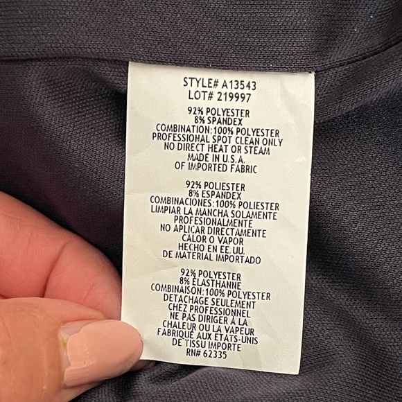 New! Betsy Adam Embelished One Shoulder
Black Dress size 6 - Picture 15 of 16